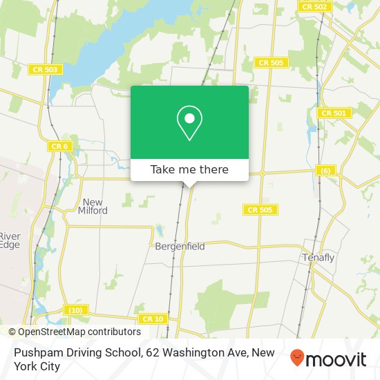 Mapa de Pushpam Driving School, 62 Washington Ave