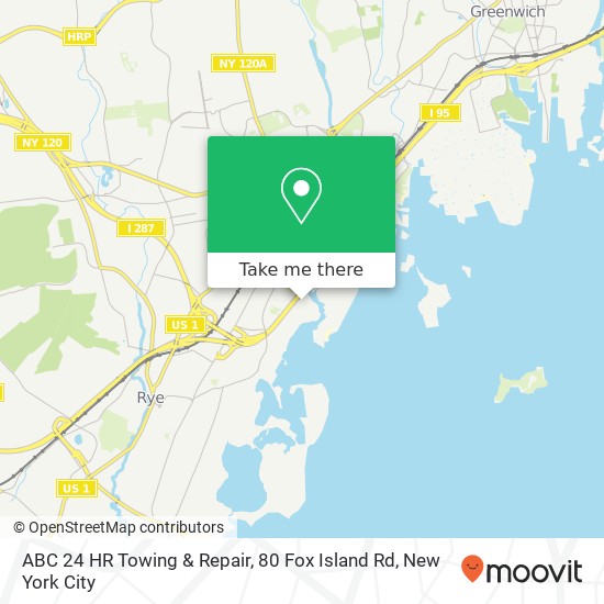 ABC 24 HR Towing & Repair, 80 Fox Island Rd map