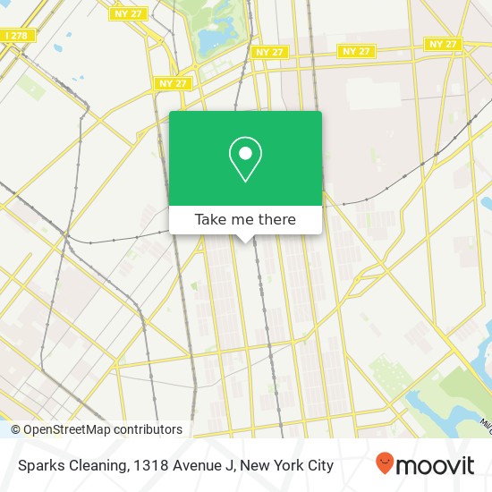 Sparks Cleaning, 1318 Avenue J map