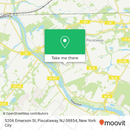 5206 Emerson St, Piscataway, NJ 08854 map