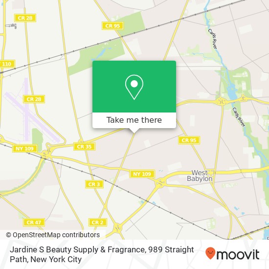 Mapa de Jardine S Beauty Supply & Fragrance, 989 Straight Path