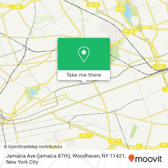 Jamaica Ave (jamaica 87th), Woodhaven, NY 11421 map
