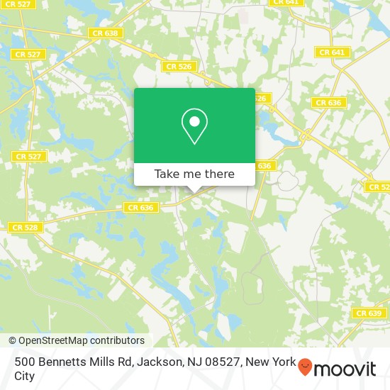 500 Bennetts Mills Rd, Jackson, NJ 08527 map