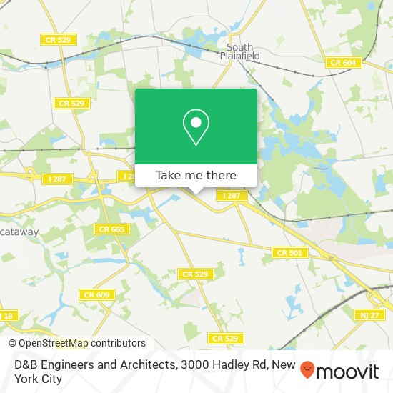 D&B Engineers and Architects, 3000 Hadley Rd map