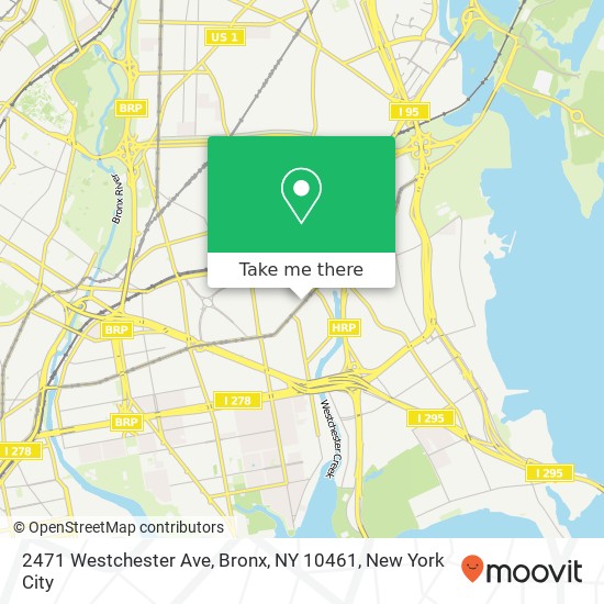 2471 Westchester Ave, Bronx, NY 10461 map