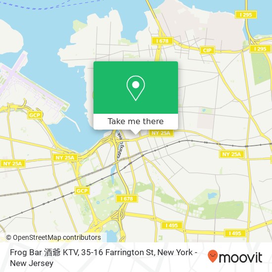 Mapa de Frog Bar 酒爺 KTV, 35-16 Farrington St