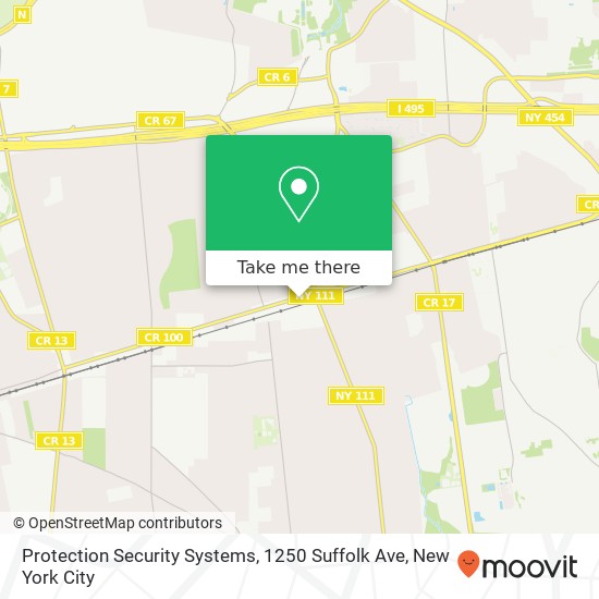 Protection Security Systems, 1250 Suffolk Ave map