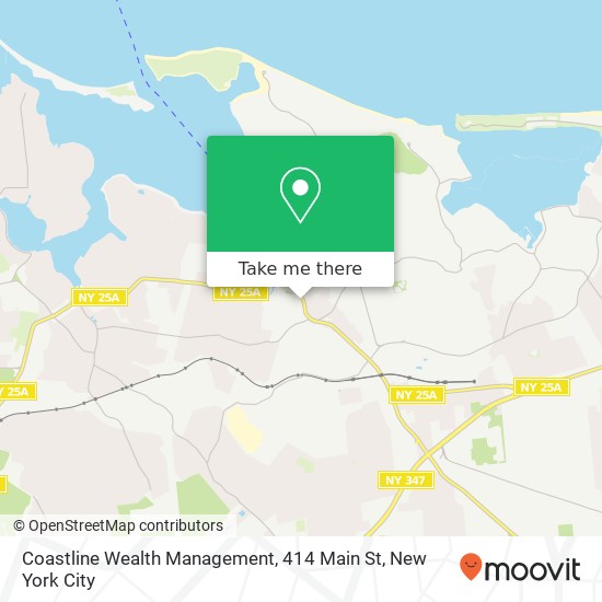 Mapa de Coastline Wealth Management, 414 Main St