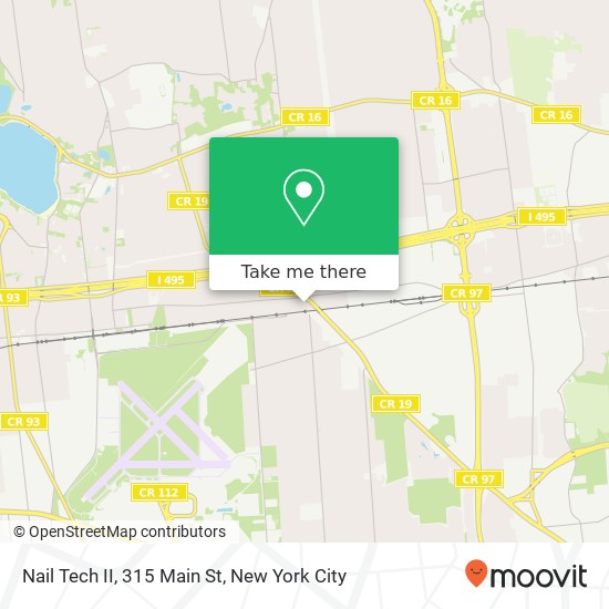 Mapa de Nail Tech II, 315 Main St
