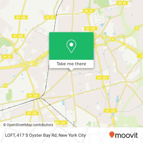 LOFT, 417 S Oyster Bay Rd map