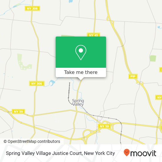Spring Valley Village Justice Court map
