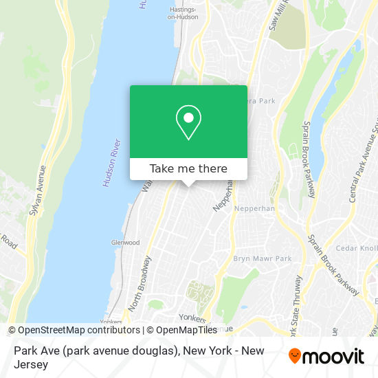 Park Ave (park avenue douglas) map