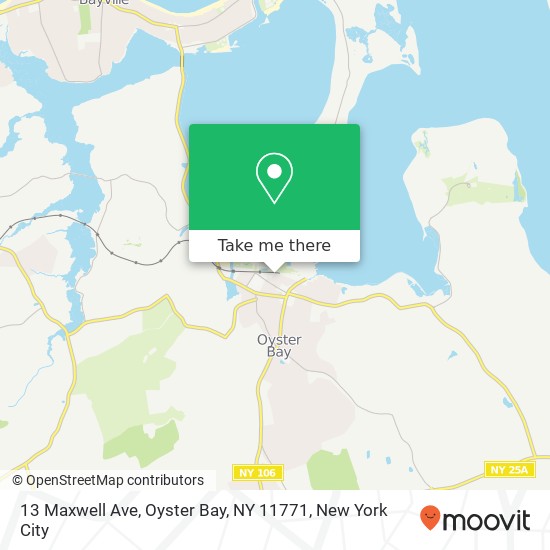 13 Maxwell Ave, Oyster Bay, NY 11771 map