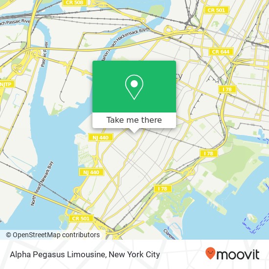 Alpha Pegasus Limousine map