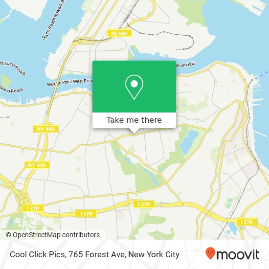 Mapa de Cool Click Pics, 765 Forest Ave