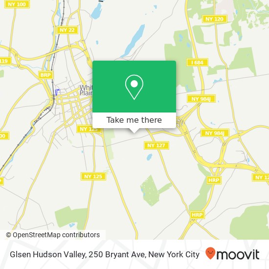 Glsen Hudson Valley, 250 Bryant Ave map