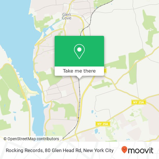 Rocking Records, 80 Glen Head Rd map