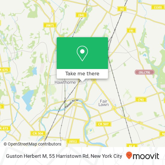 Guston Herbert M, 55 Harristown Rd map