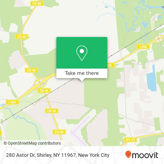 280 Astor Dr, Shirley, NY 11967 map