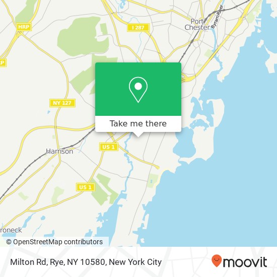 Milton Rd, Rye, NY 10580 map