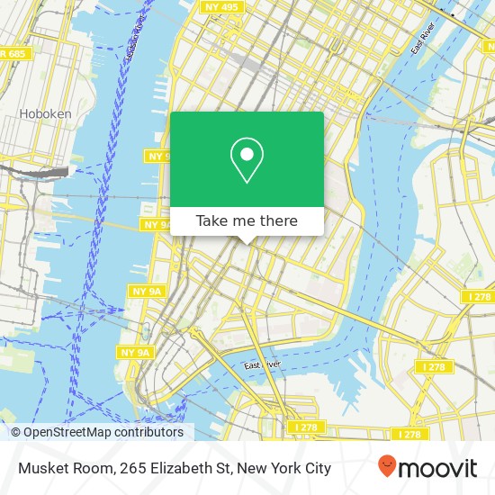 Musket Room, 265 Elizabeth St map