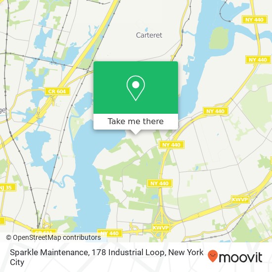 Sparkle Maintenance, 178 Industrial Loop map