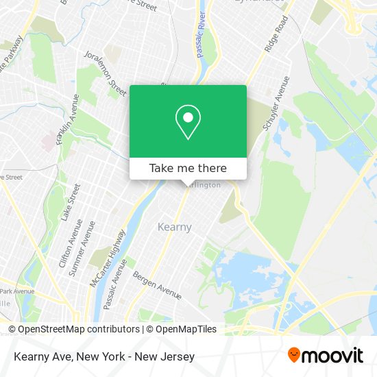 Mapa de Kearny Ave
