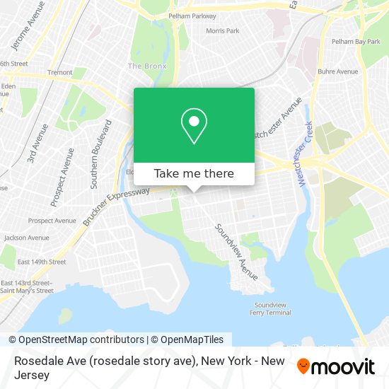 Mapa de Rosedale Ave (rosedale story ave)