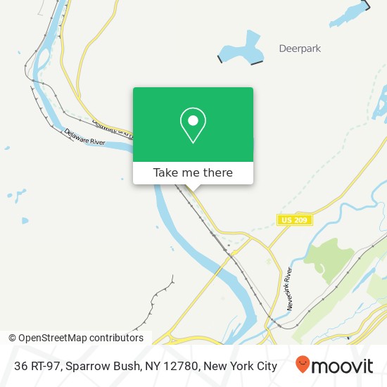36 RT-97, Sparrow Bush, NY 12780 map
