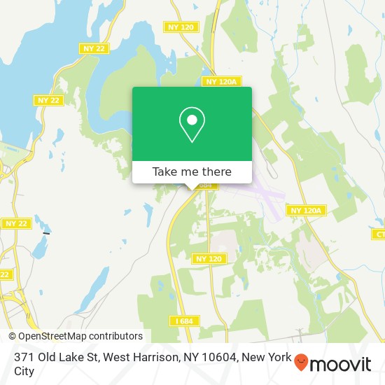 Mapa de 371 Old Lake St, West Harrison, NY 10604