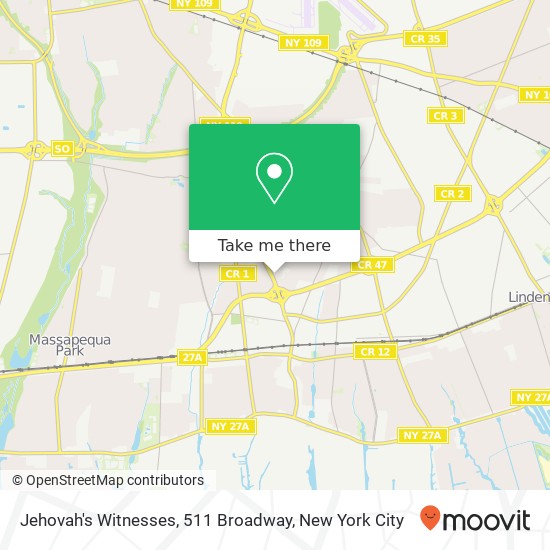 Jehovah's Witnesses, 511 Broadway map