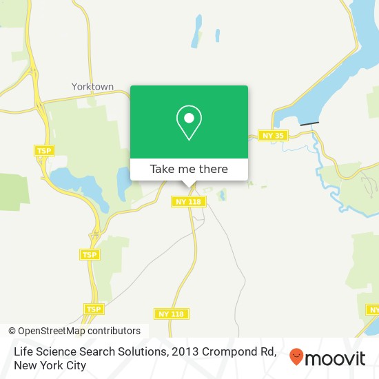 Life Science Search Solutions, 2013 Crompond Rd map