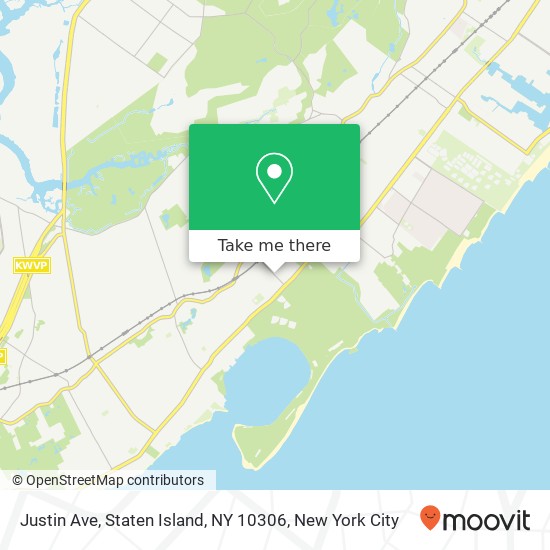 Justin Ave, Staten Island, NY 10306 map