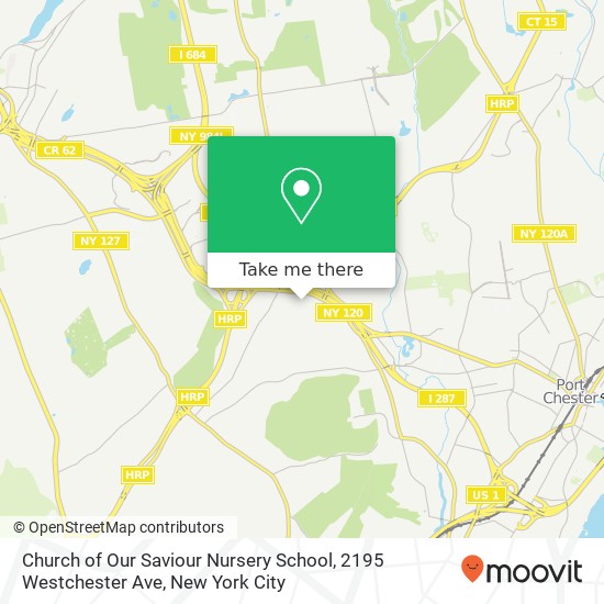 Mapa de Church of Our Saviour Nursery School, 2195 Westchester Ave