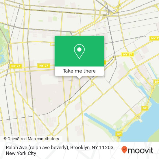 Ralph Ave (ralph ave beverly), Brooklyn, NY 11203 map