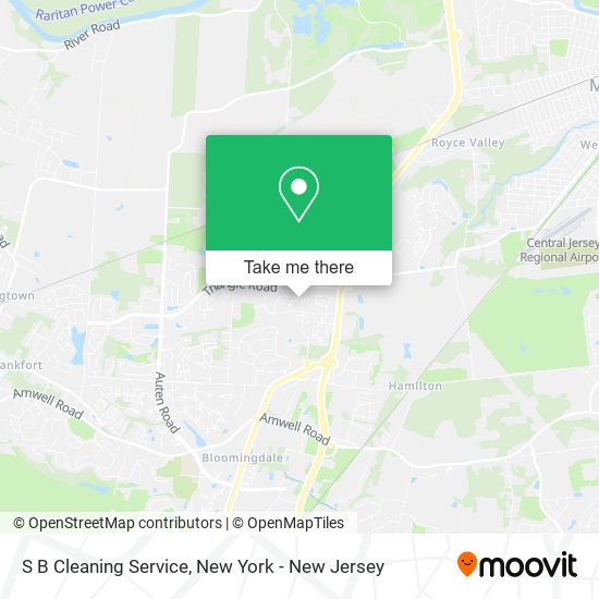 S B Cleaning Service map