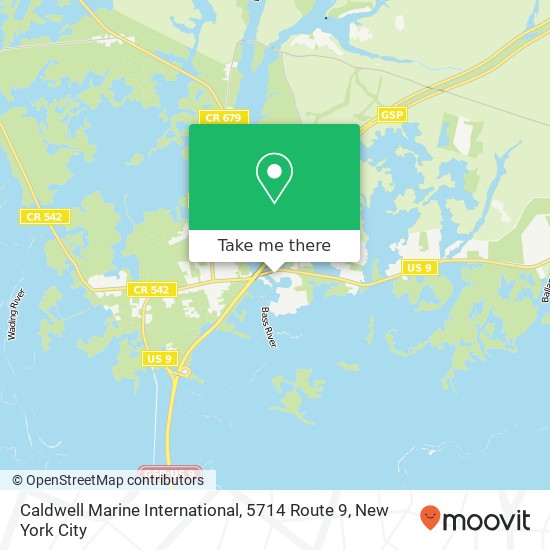 Caldwell Marine International, 5714 Route 9 map