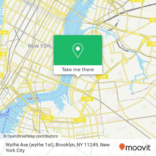 Wythe Ave (wythe 1st), Brooklyn, NY 11249 map