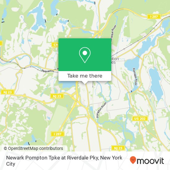 Mapa de Newark Pompton Tpke at Riverdale Pky