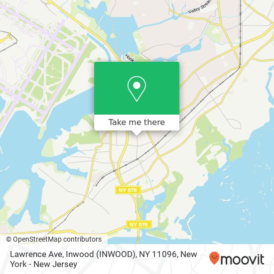 Mapa de Lawrence Ave, Inwood (INWOOD), NY 11096