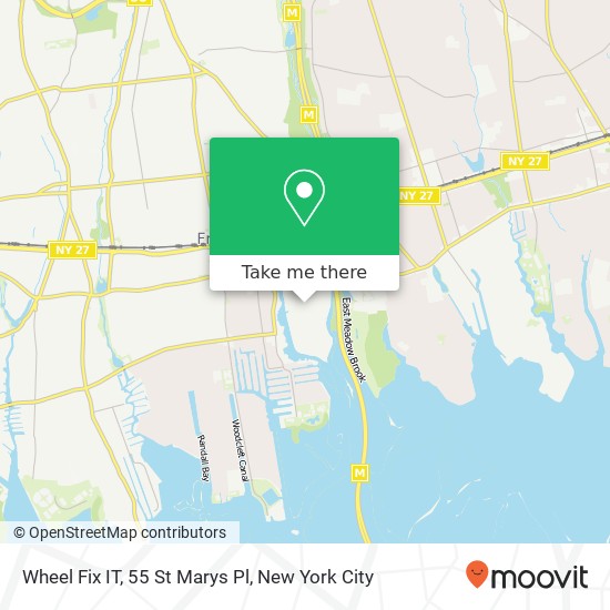 Mapa de Wheel Fix IT, 55 St Marys Pl