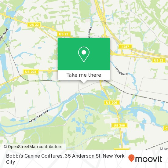 Mapa de Bobbi's Canine Coiffures, 35 Anderson St