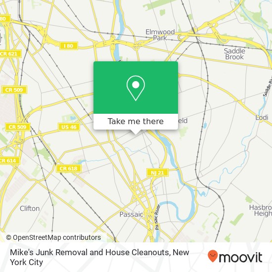 Mapa de Mike's Junk Removal and House Cleanouts