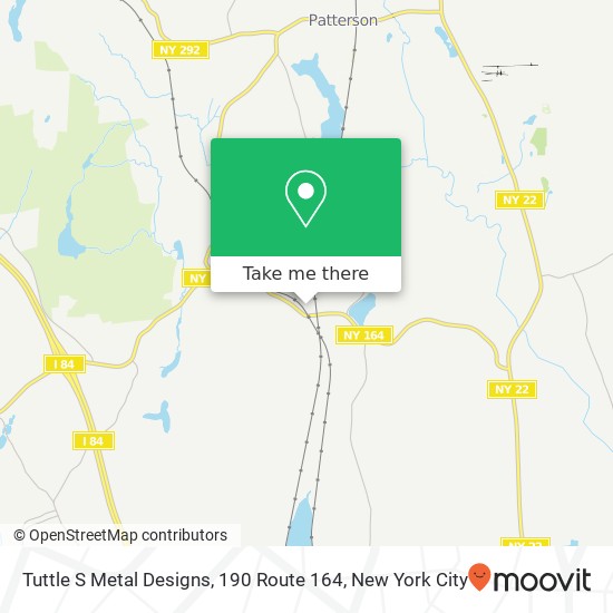 Tuttle S Metal Designs, 190 Route 164 map