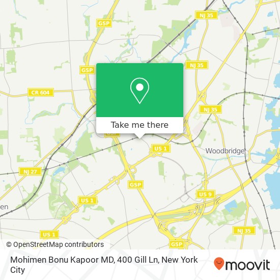 Mohimen Bonu Kapoor MD, 400 Gill Ln map