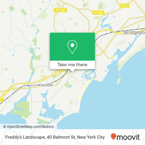 Freddy's Landscape, 40 Belmont St map