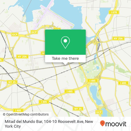 Mitad del Mundo Bar, 104-10 Roosevelt Ave map