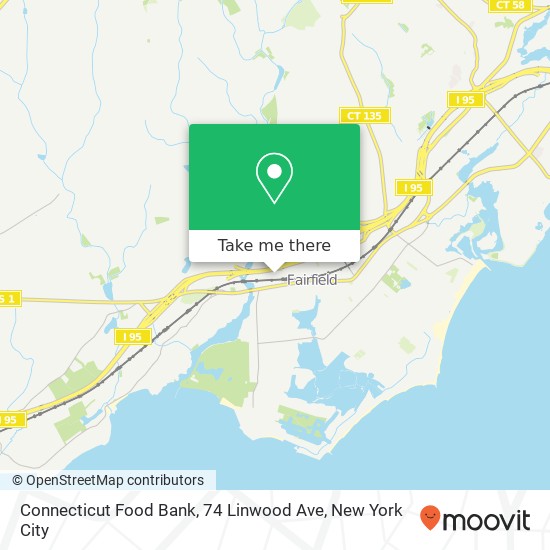 Connecticut Food Bank, 74 Linwood Ave map