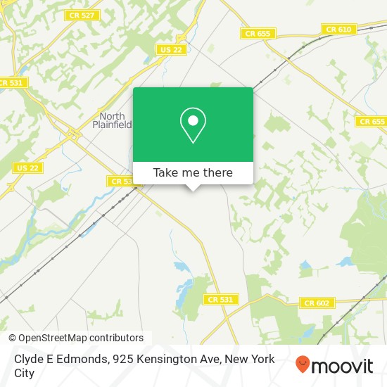 Mapa de Clyde E Edmonds, 925 Kensington Ave