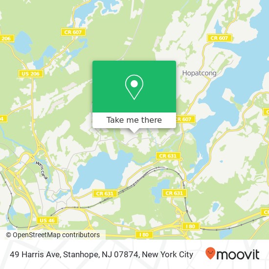 49 Harris Ave, Stanhope, NJ 07874 map
